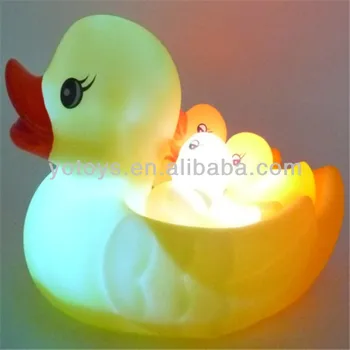 light up bath ducks