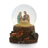 Resin epoxy animal figurines souvenir gift couple snow globe with religious style