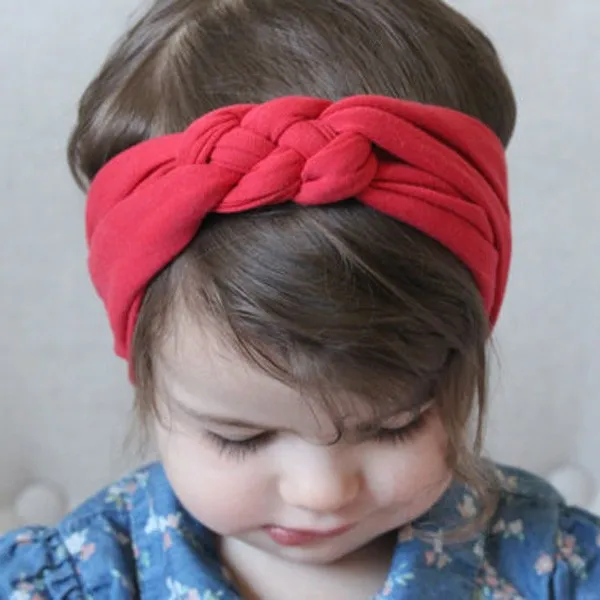 knitted headband for baby girl
