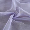 100% Polyester Linen Embroidered White Solid Sheer Voile Curtain Fabric