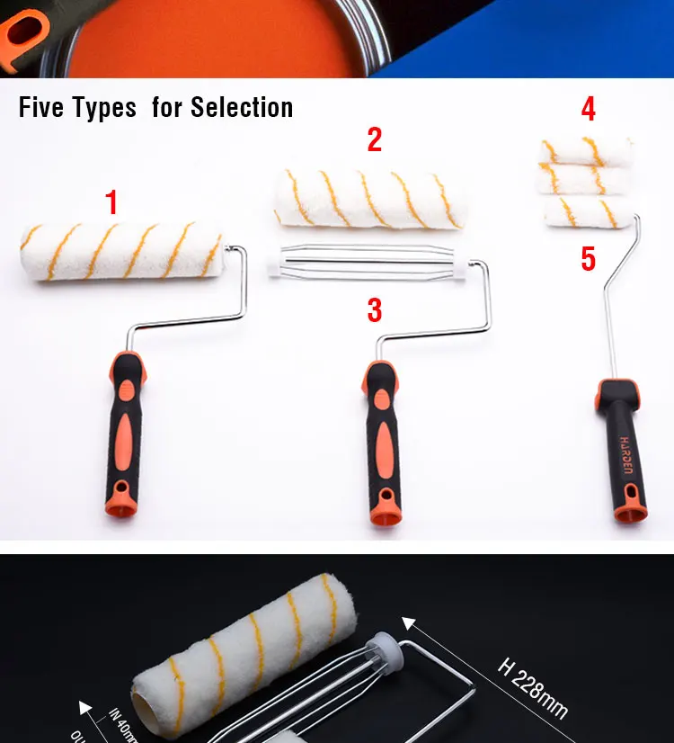 Factory Price Roller Painting Double Pattern 9 Inch Decorative Paint