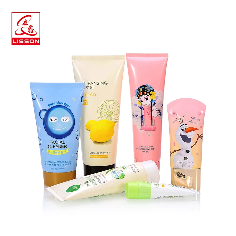 whole sale price collapsible great quality abl material oval cosmetic tube manufacturer