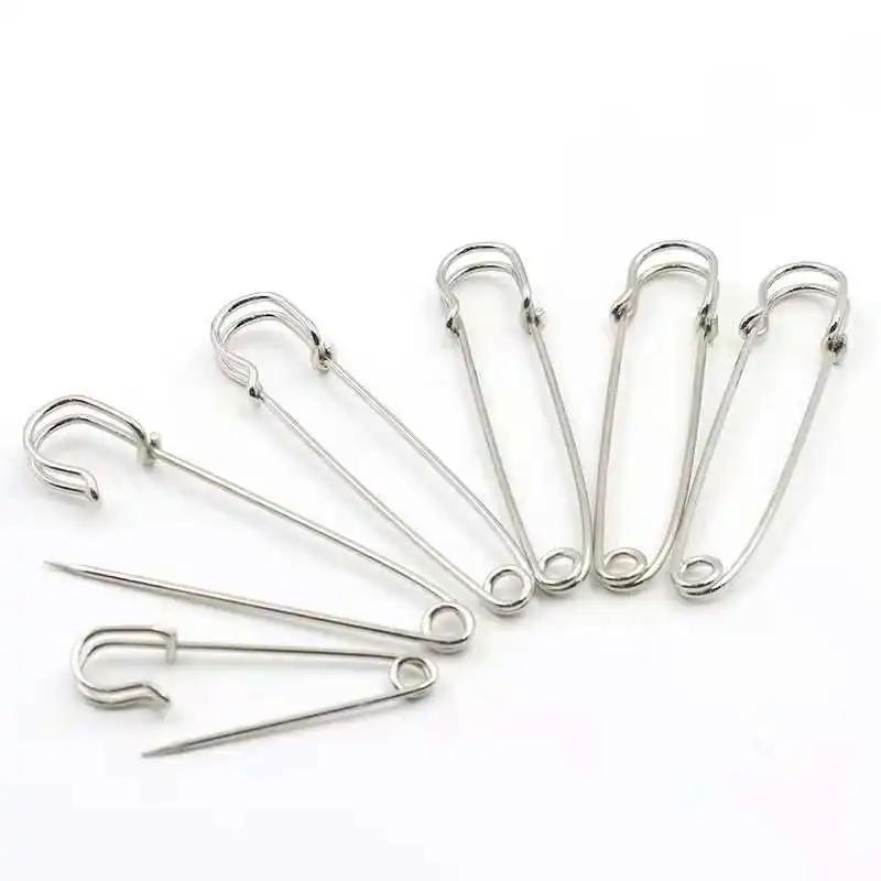 large decorative safety pins