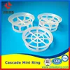 White PVC cascade mini ring