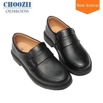 childrens black leather shoes