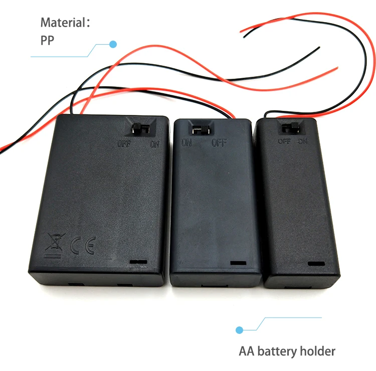 Aa Battery Case Boxr 3aa 4.5v Lr44 Battery Holder With Switch Buy