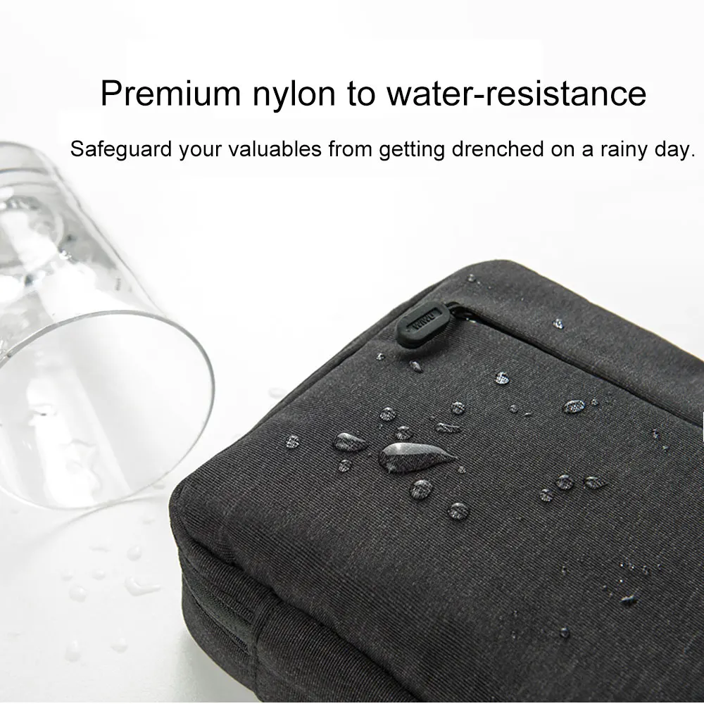 WIWU Manufacture Electronics Accessories Carry Case Travel Organizer Bag For Cable Earphone Power Bank Charger Digital Gear Bag
