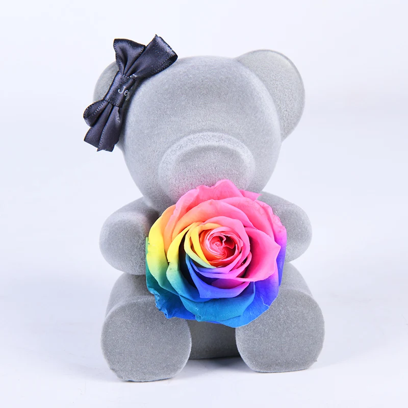 eternal rose teddy bear