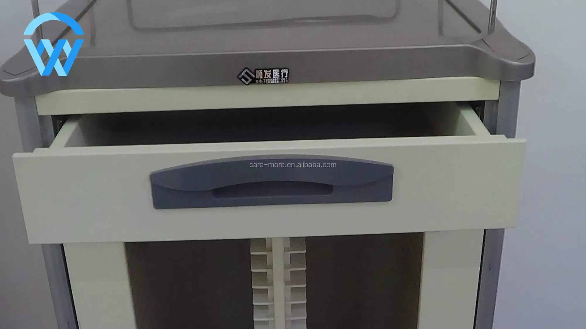 High Quality Hospital Used History Cart Medical Record Trolley File Cart Dossier Trolley