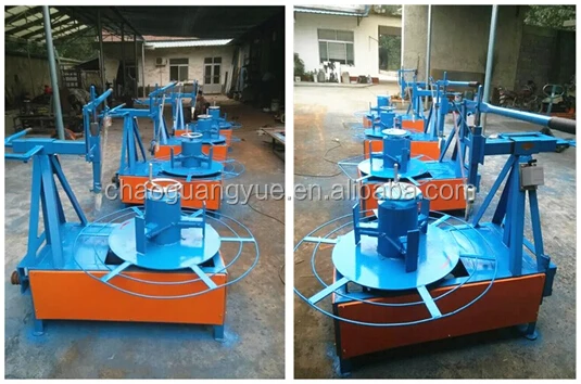 Double sides car tire sidewall cutting machine