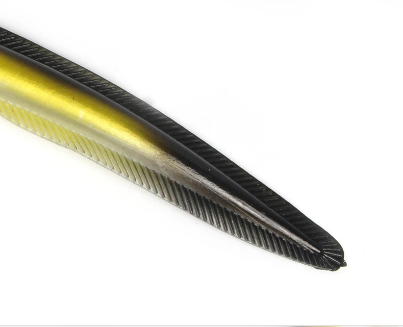 Low Profit 58g30cm Big Eel Bait Black Soft Plastic Bait Lifelike Eel