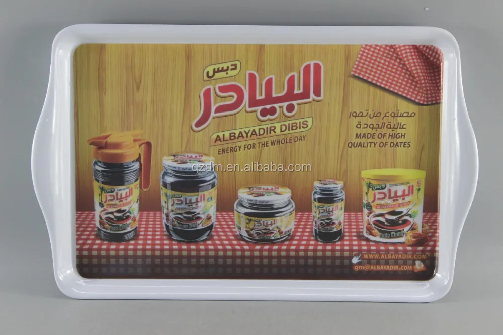 Sales Promotion Melamine Tray For Custom Printed