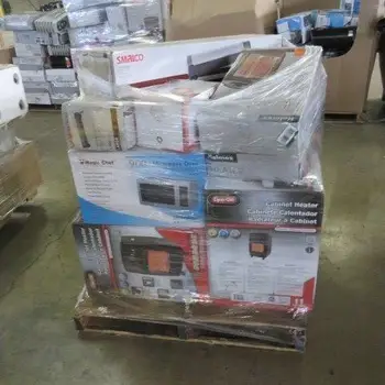 Pallet Of Misc Items Smalco Baseboard Heaters Dyna Glo Cabinet