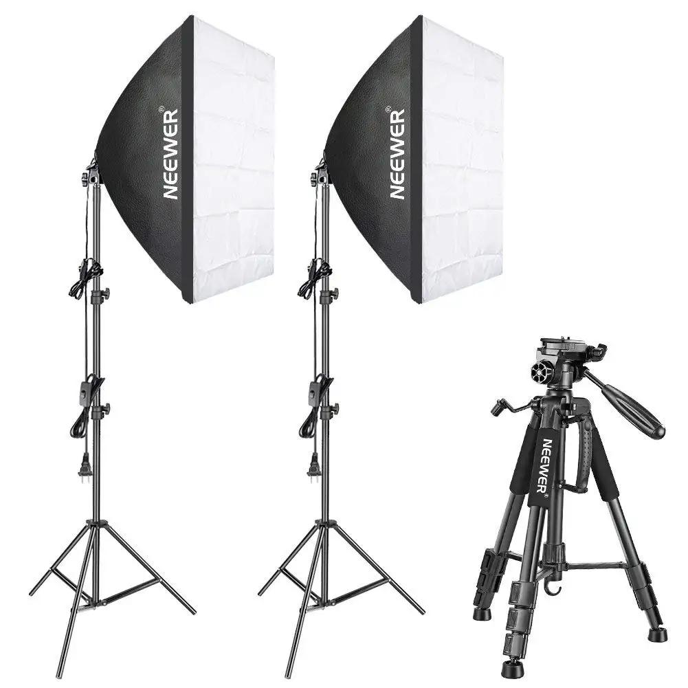Photo Studio 24 Softbox with 7ft Light Stand Kit F Speed Lite Flash Speedlight