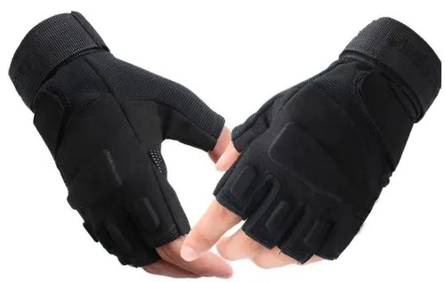 BlackHawk 8068 Spec Ops Light Assault Gloves BLACK Medium Half Finger 