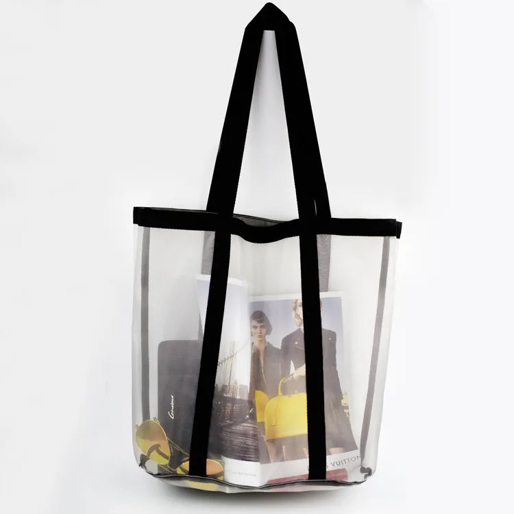 Anchor Plastic Beach Bag Supplier Mesh Tote Bag With Holes - Buy Beach ...