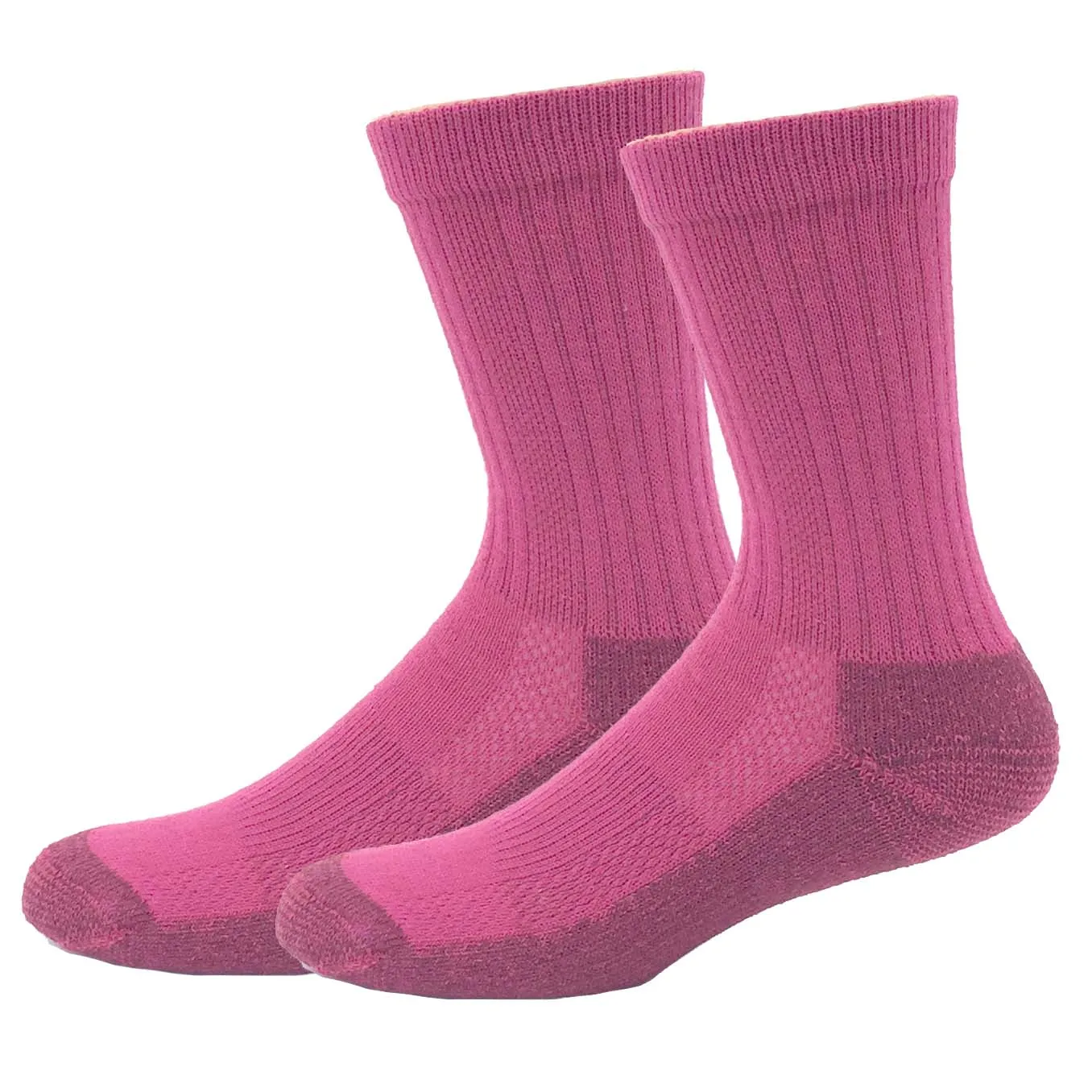 Custom Men Wicking Cushion Athletic Crew Meias Outdoor Sports Thick Trekking Hiking Terry Socks