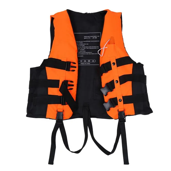 Polyester Adult Life Jacket Universal Swimming Drifting Ski Vest(orange ...