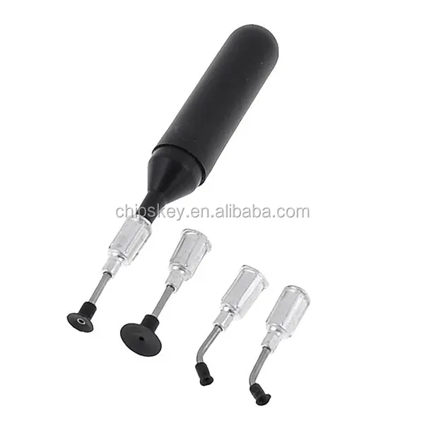 IC Vacuum Sucking Pen Picker Pick Hand Tool 4 Suction Headers U7V7 