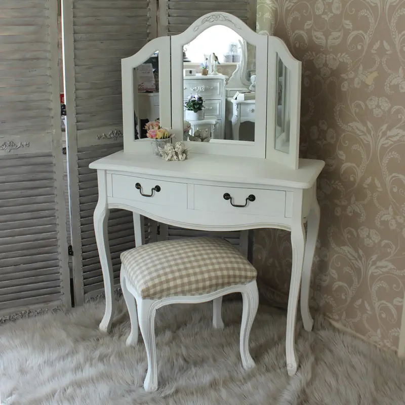 Acrylic Dressing Table With Mirror And Stool Buy Modern Dressing