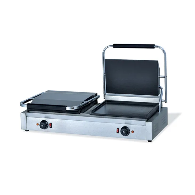 Single Commercial Electric Flat Grill& Press Contact Grill Buy