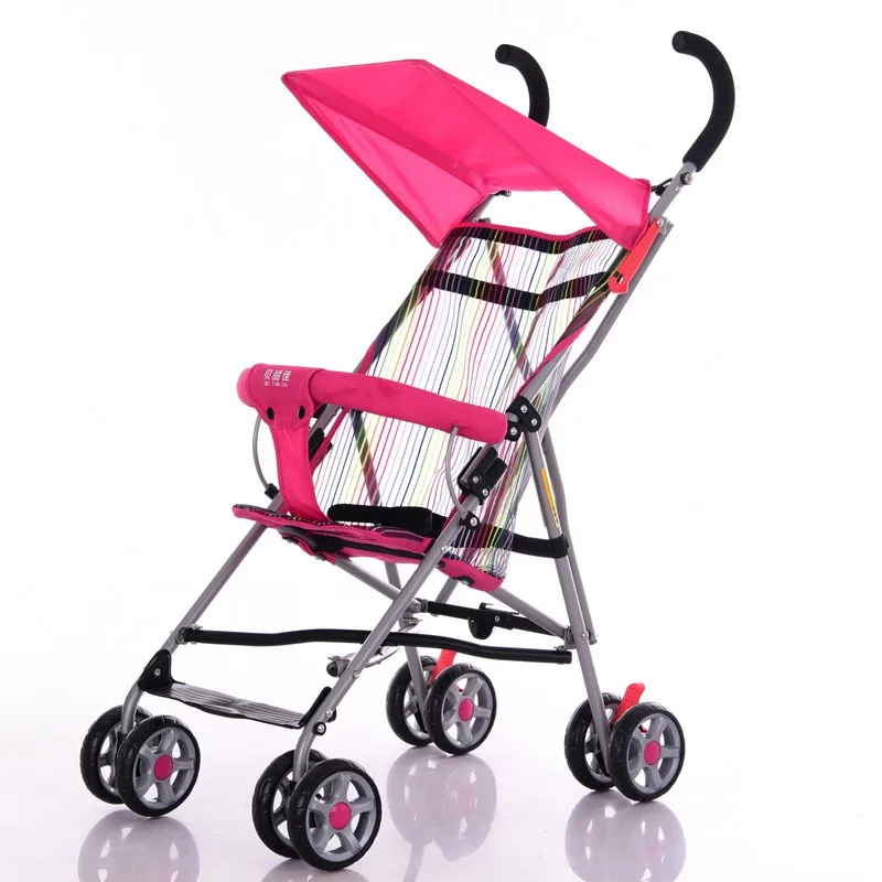 Lightweight Baby Walker Stroller For Traveling,4 Wheel Foot Brake Baby ...