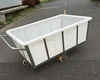 Plastic Laundry washing Trolley with Wheels tank size 885*640 *675mm