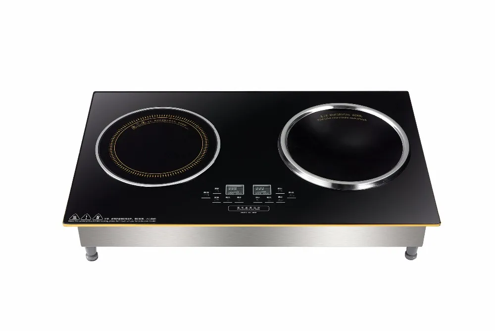 3.5kw Home Appliance Wok Stove Crystal Cooktop Commercial Dubel