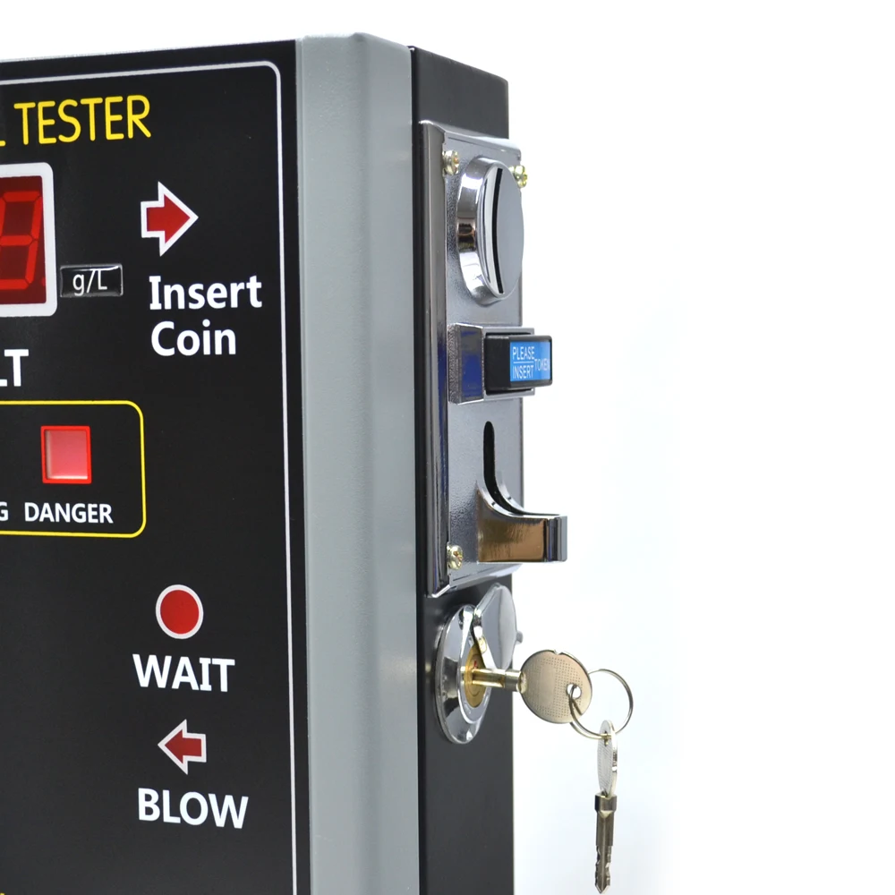 Wall Mounted Disposable Straws Are Easy To Operate Police Breathalyzer