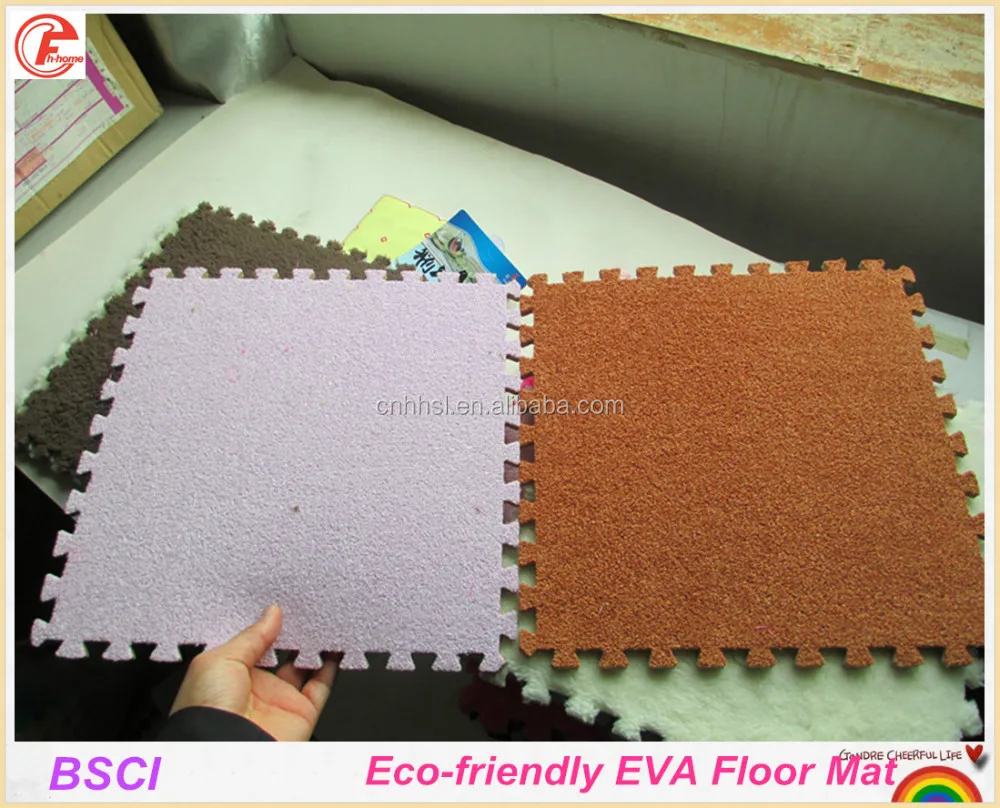 Carpet Top Eva Flooring Mat Interlocking Eva Carpet Puzzle Mat