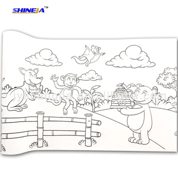 Children Drawing Paper Sticky Notes Banner Roll For Children Gifts