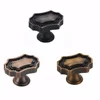 plastic brass alloy crystal ceramic door handle and knob , cabinet knob for antique furniture