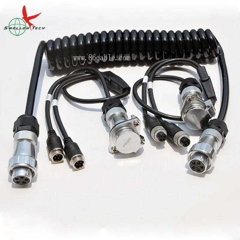 Swallowtech 2channel 3m 4m 5pin Trailer Waterproof Cable For Double