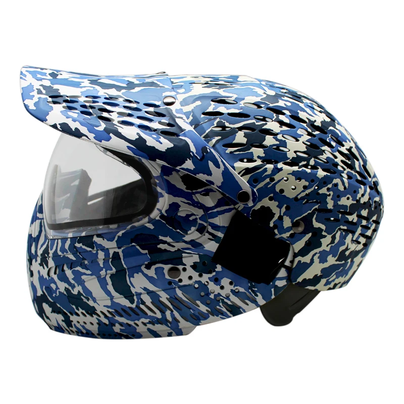 Headshield Camo Paintball Helmet Mask Full Cover Head Coverage And