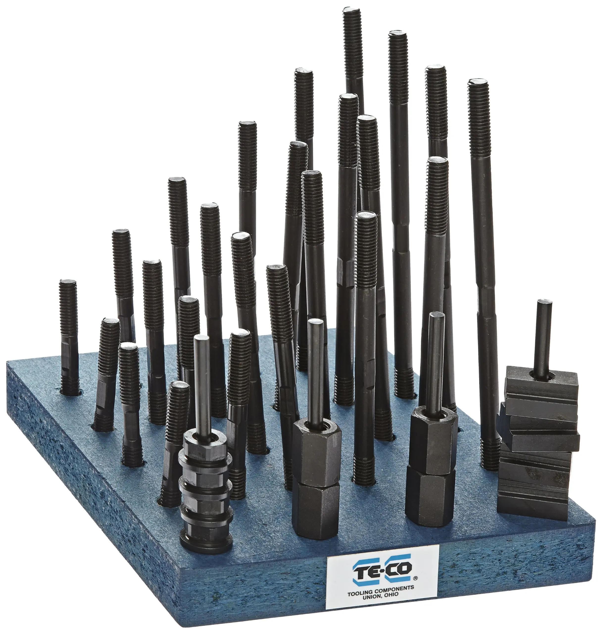 7//8-9 Stud x 1-1//16 Table T-Slot Te-Co 20615 38 Piece T-Nut and Stud Kit