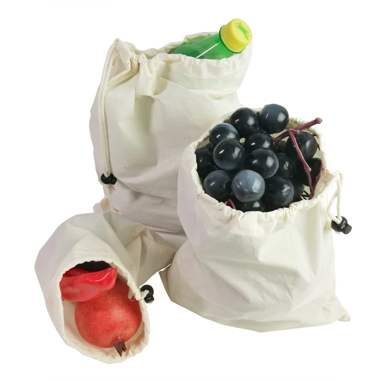 Eco Organic Cotton Storage Shopping Drawstring Bag Buy Cotton Storage