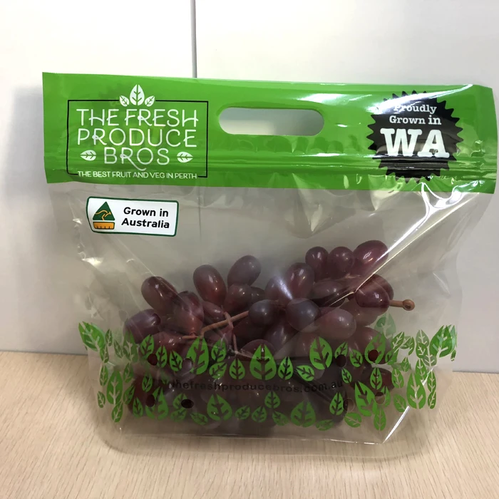 Plastic Fruit Vegetable Bags With Breath Hole/vegetable Shopping Bag