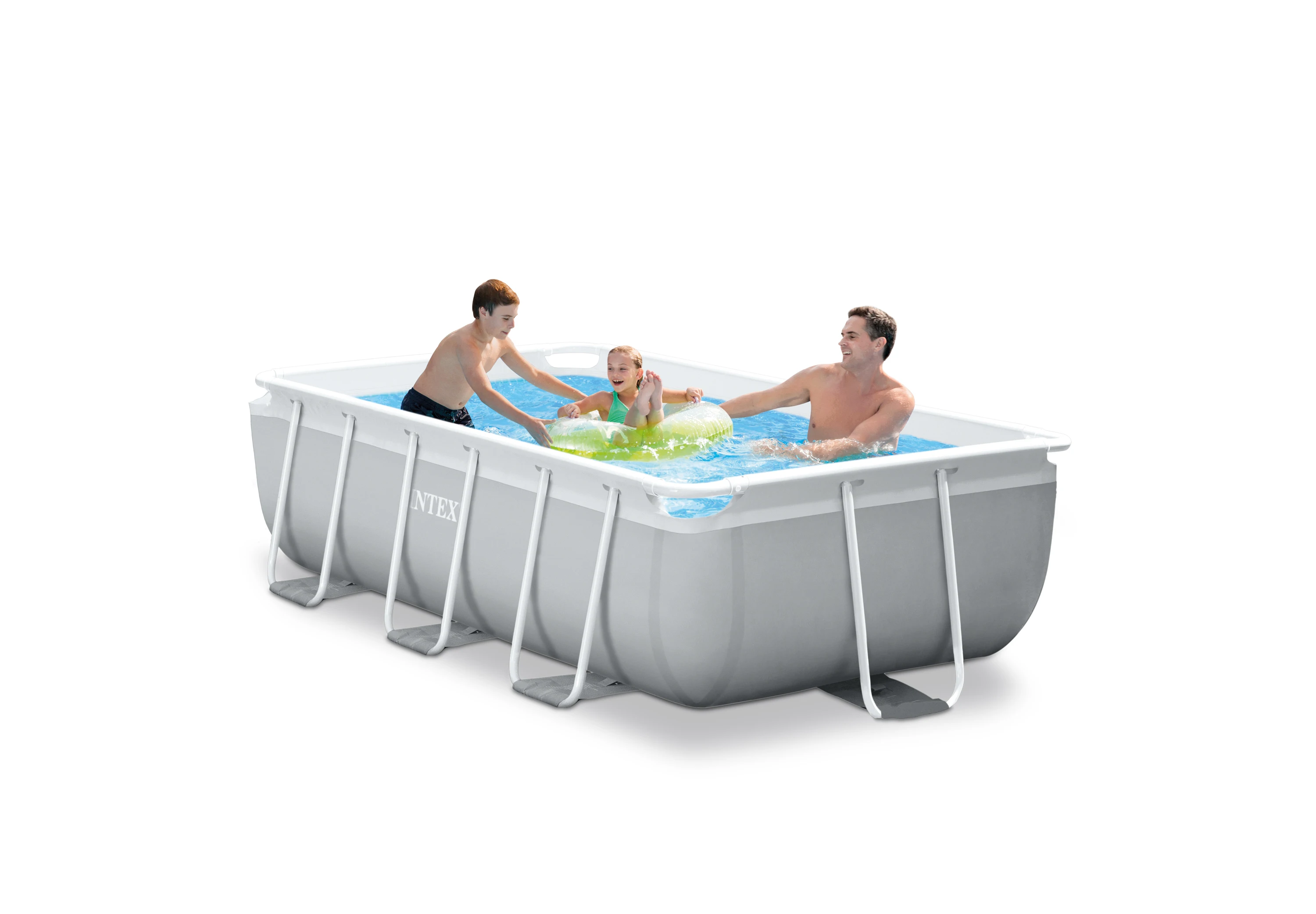 Intex 26784 3m X 1.75m X 0.8m Steel Frame Rectangular Above Ground ...