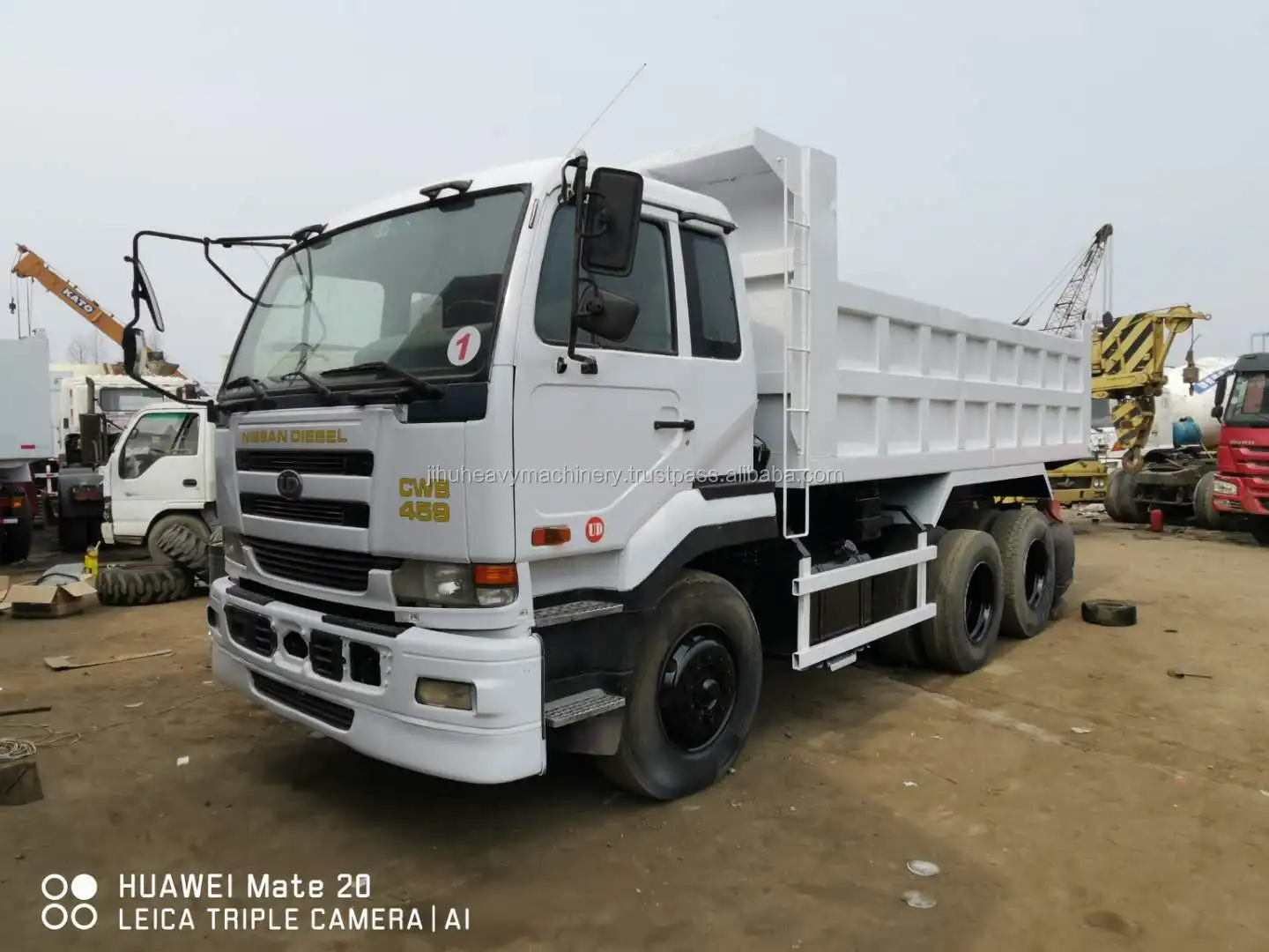 6x4 日本使用帶 pf6 柴油發動機的貨運卡車 (nisssan ud cwb459)