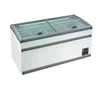 Supermarket combined direct cooling deep island freezers