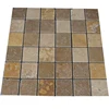 Walnut Tuscany Tumbled Travertine Mosaic Tile
