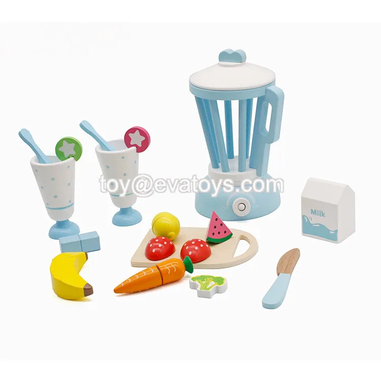 wooden toy blender