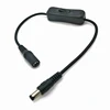 Barrel Plug Connector 5.5 x 2.1mm 5.5 x 2.5mm DC Jack Male to Female with 304 303 inline On Off Switch Power Adapter LED Cable