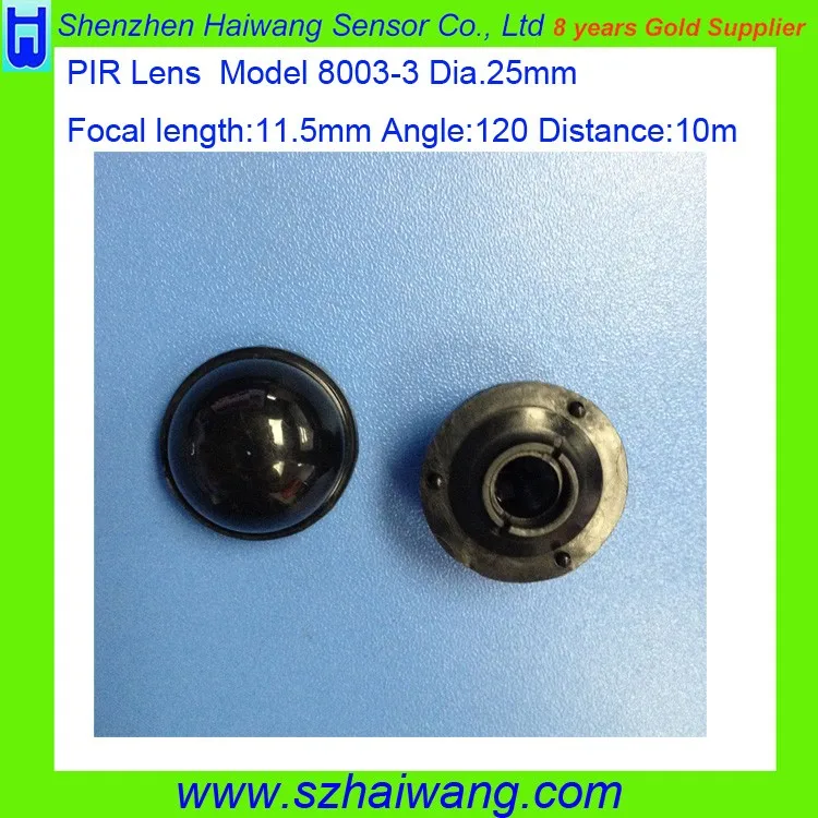 25mm Black Round Optical Pir Lens For Detective Sensor Buy Black