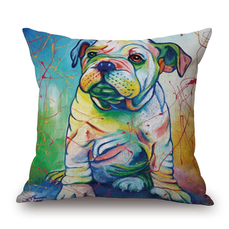 cushion covers with dog design
