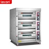 Industrial 3 Deck 6 Trays Bread Baking GAS Oven For Sale