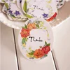 craft paper flowers gift custom thank you cards with logo