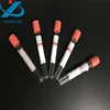 Draw volume 9ml red PET blood tube with clot activator