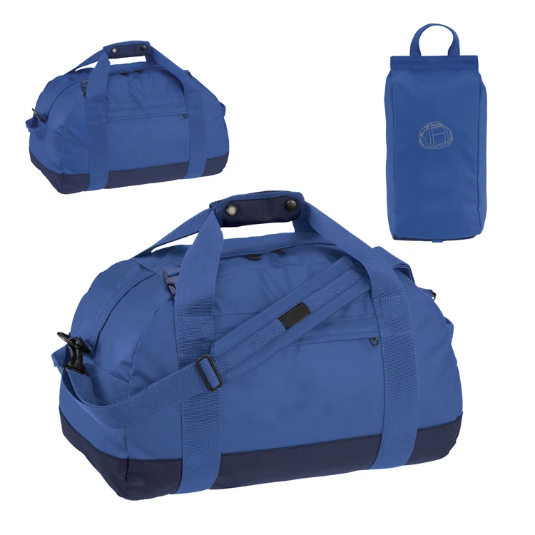 30l Custom Folding Duffle Travel Bag With Detachable Shoulder Foldable