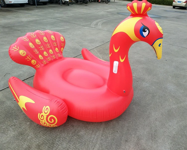 inflatable peacock